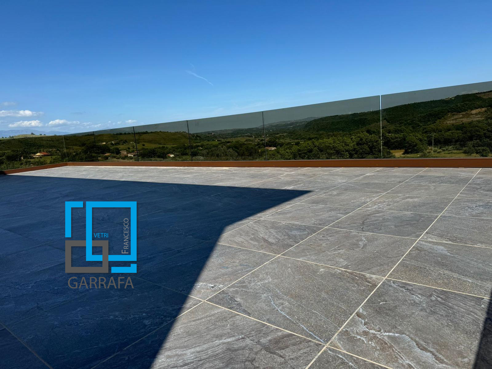 Balaustre esterne con profilo Faraone e color corten